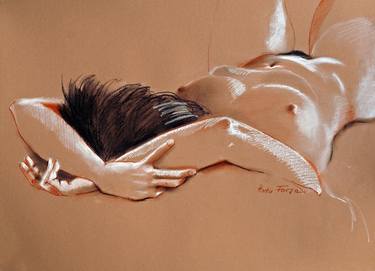 Original Fine Art Nude Drawings by Radu Focsa