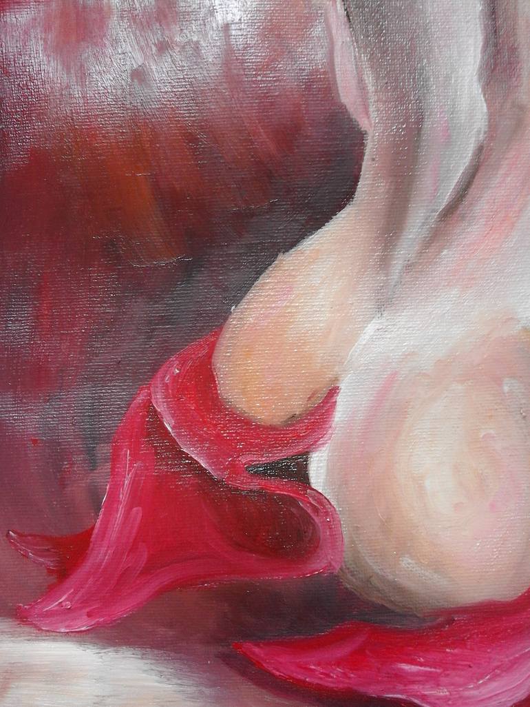 Original Nude Painting by Asia Djibirova