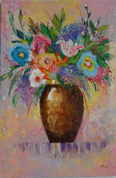 ''Flowers in vase'' thumb