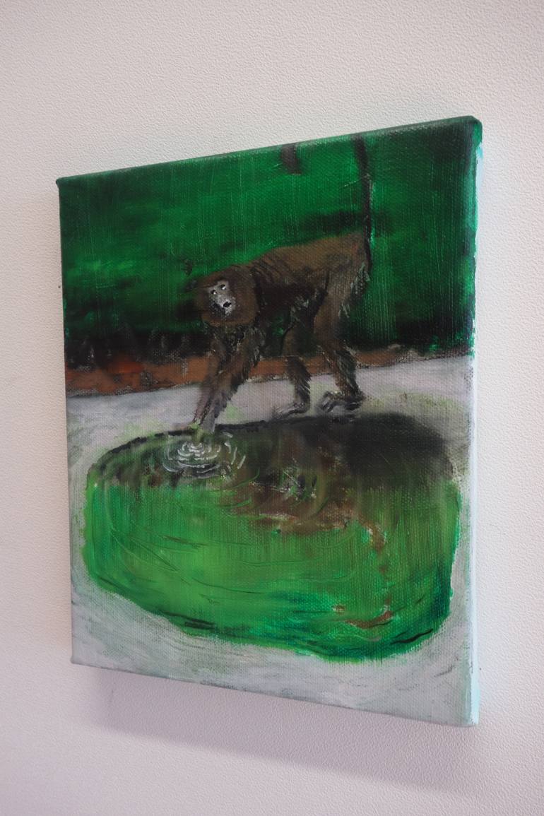 Original Contemporary Animal Painting by Peter De Boer