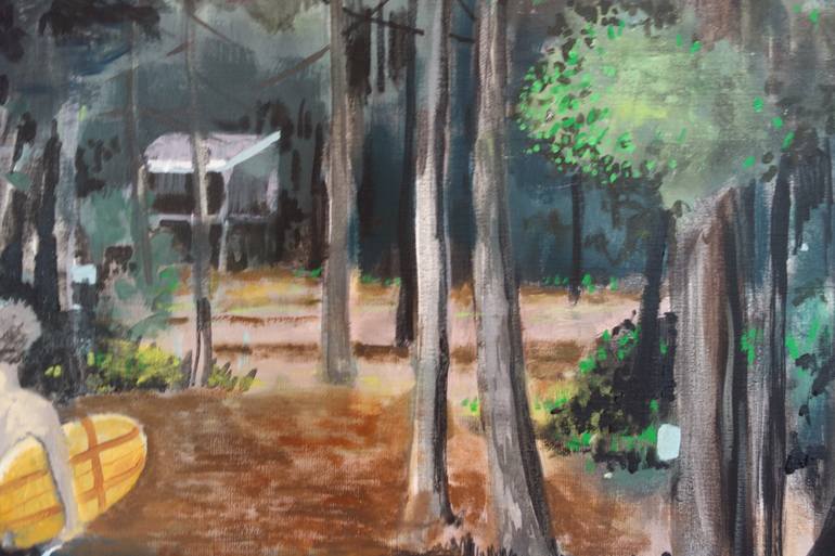 Original Figurative Nature Painting by Peter De Boer