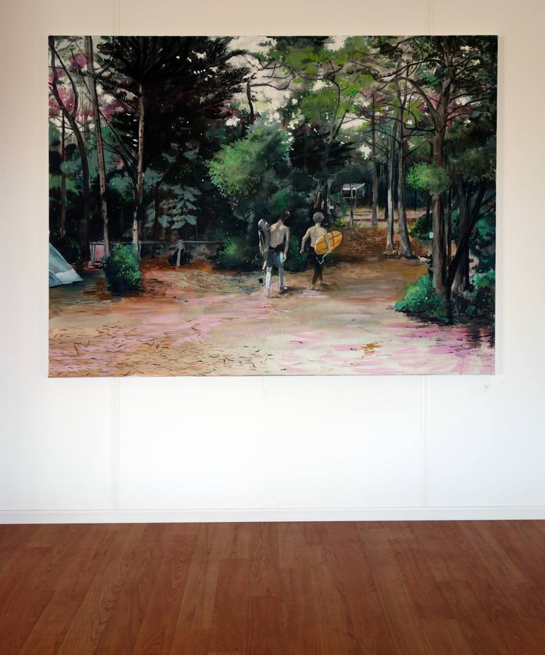 Original Figurative Nature Painting by Peter De Boer