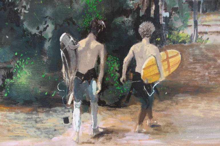 Original Figurative Nature Painting by Peter De Boer