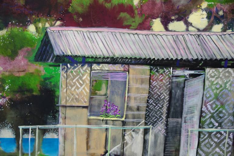 Original Expressionism Nature Painting by Peter De Boer