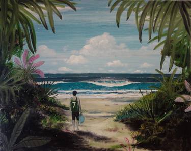 Original Beach Paintings by Peter de Boer