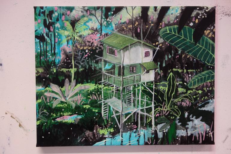 Original Figurative Nature Painting by Peter De Boer