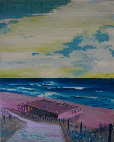 Print of Beach Paintings by Peter de Boer