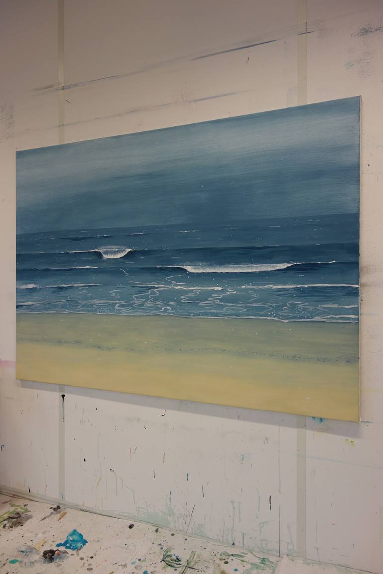 Original Beach Painting by Peter de Boer