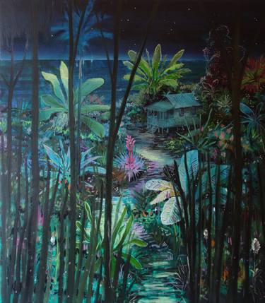 Print of Expressionism Nature Paintings by Peter de Boer