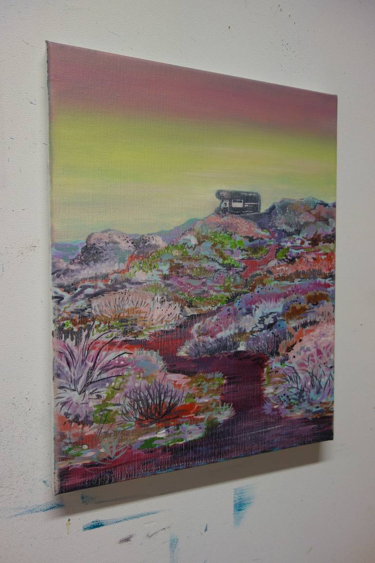 Original Expressionism Nature Painting by Peter De Boer