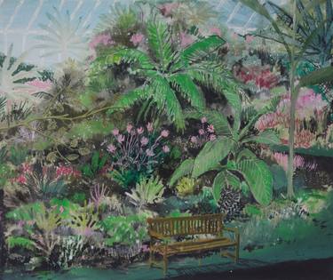 Print of Modern Garden Paintings by Peter de Boer