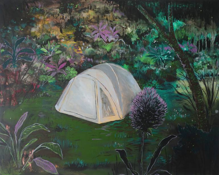 Tent Painting by Peter de Boer