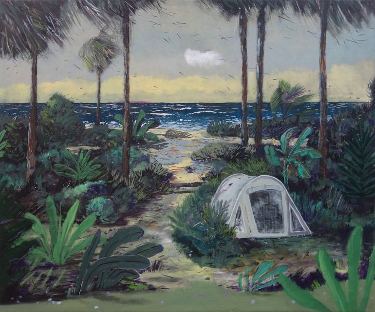 Storm tent Painting