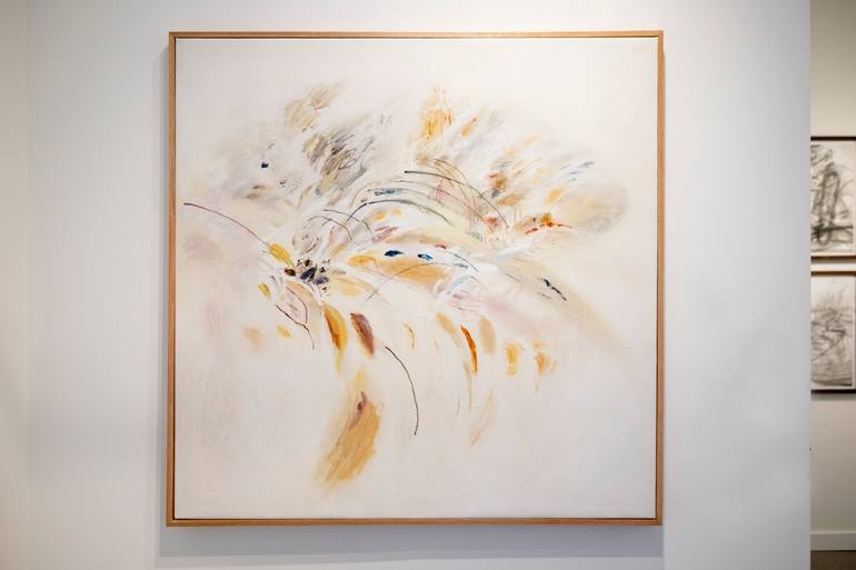 Original Abstract Expressionism Abstract Painting by Vu Q Nguyen