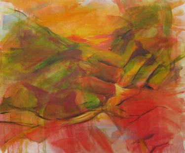 Original Abstract Expressionism Landscape Paintings by Aileen McEwen