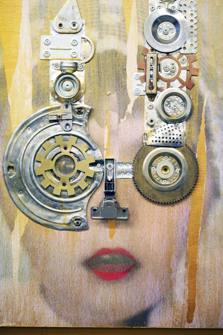 Original Dada Women Mixed Media by Lele De Bonis