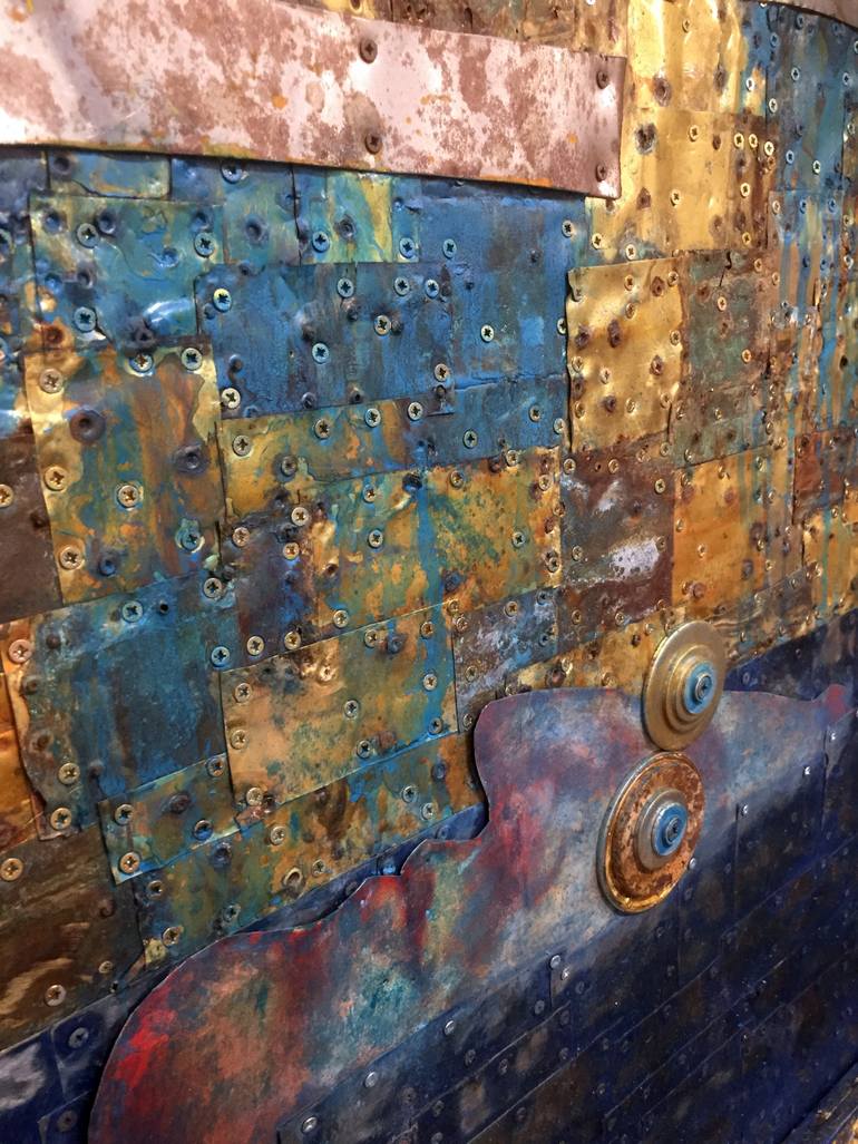 Original Dada Landscape Sculpture by Lele De Bonis