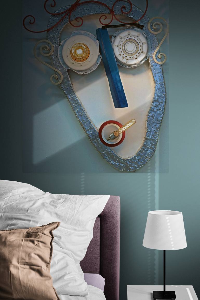 Original Dada Men Sculpture by Lele De Bonis