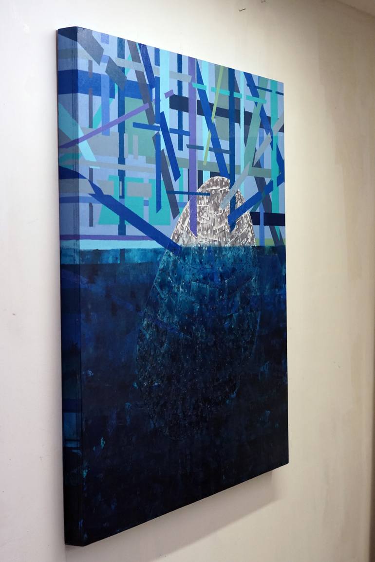 Original Conceptual Abstract Painting by Lele De Bonis