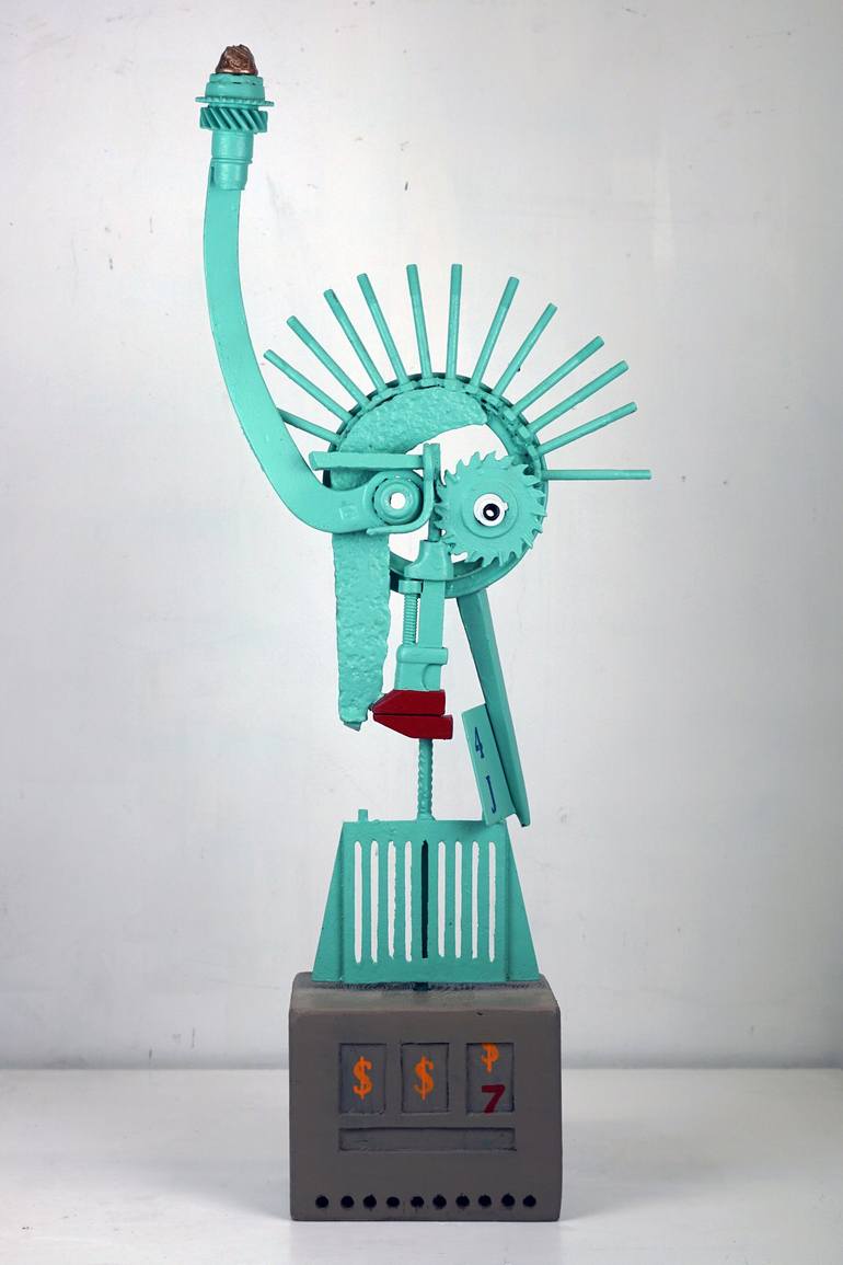 Original Conceptual Political Sculpture by Lele De Bonis