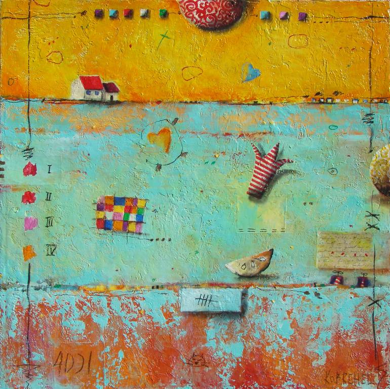 Original Abstract Paintings by Sonja Kobrehel
