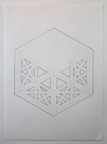 Original Fine Art Geometric Drawings by Benjamin Bridges