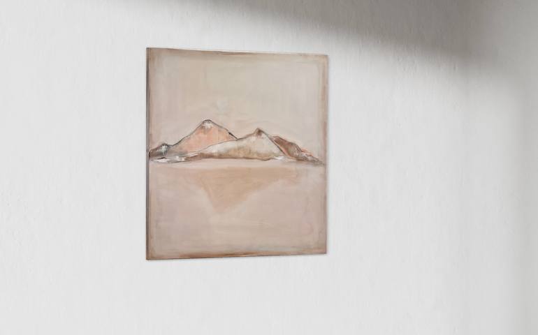 Original Abstract Language Painting by Marilina Marchica