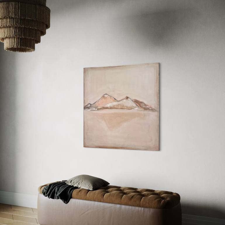 Original Abstract Language Painting by Marilina Marchica