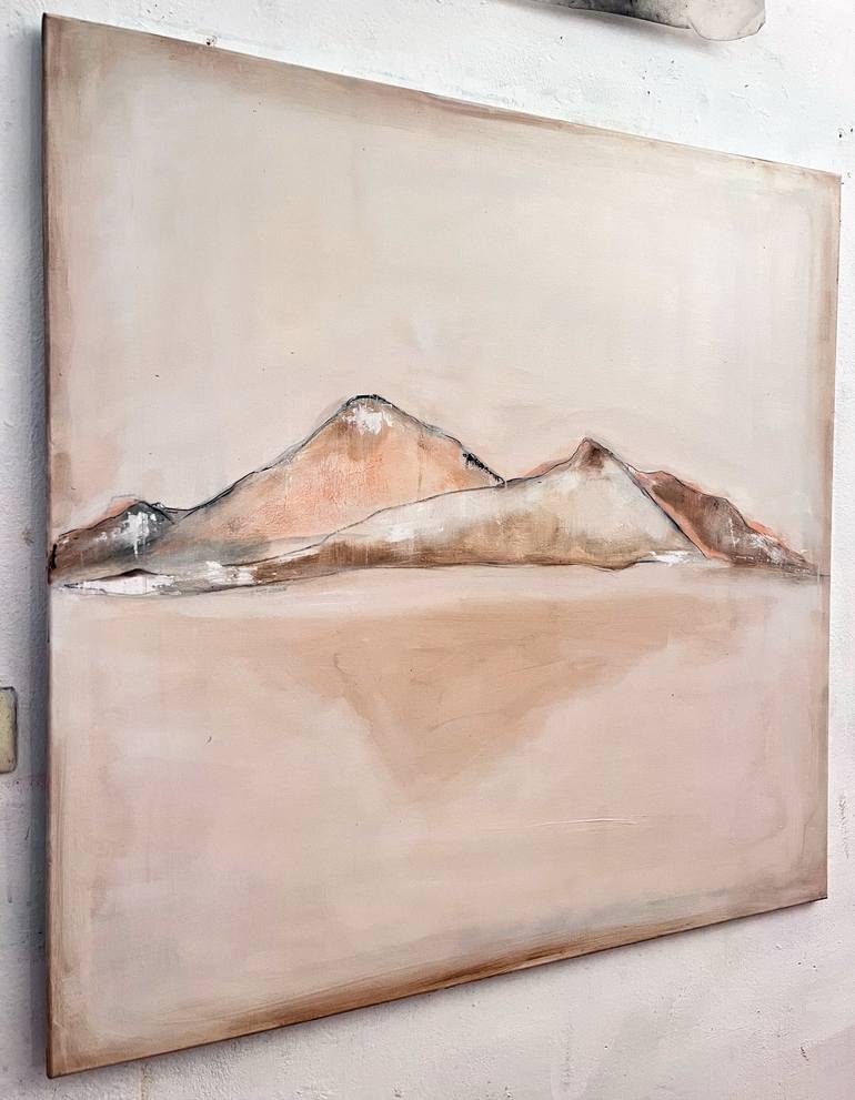 Original Abstract Language Painting by Marilina Marchica