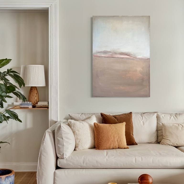 Original Abstract Landscape Painting by Marilina Marchica