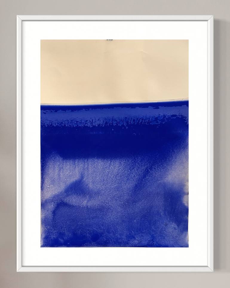 Original Abstract Seascape Painting by Marilina Marchica