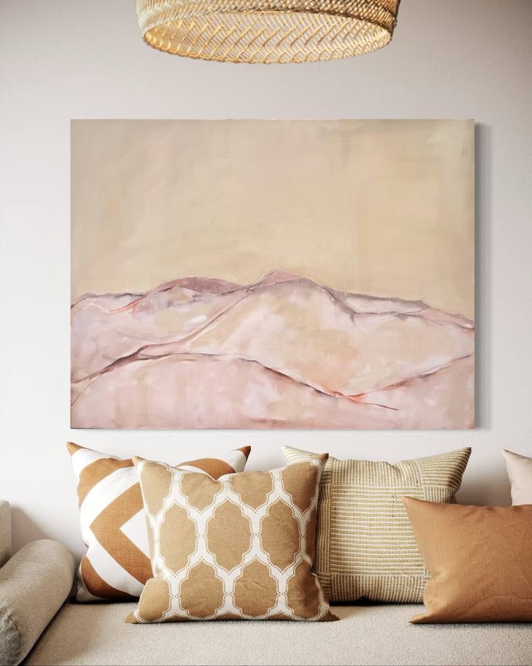 Original Abstract Landscape Painting by Marilina Marchica
