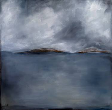 Original Abstract Landscape Painting by Marilina Marchica