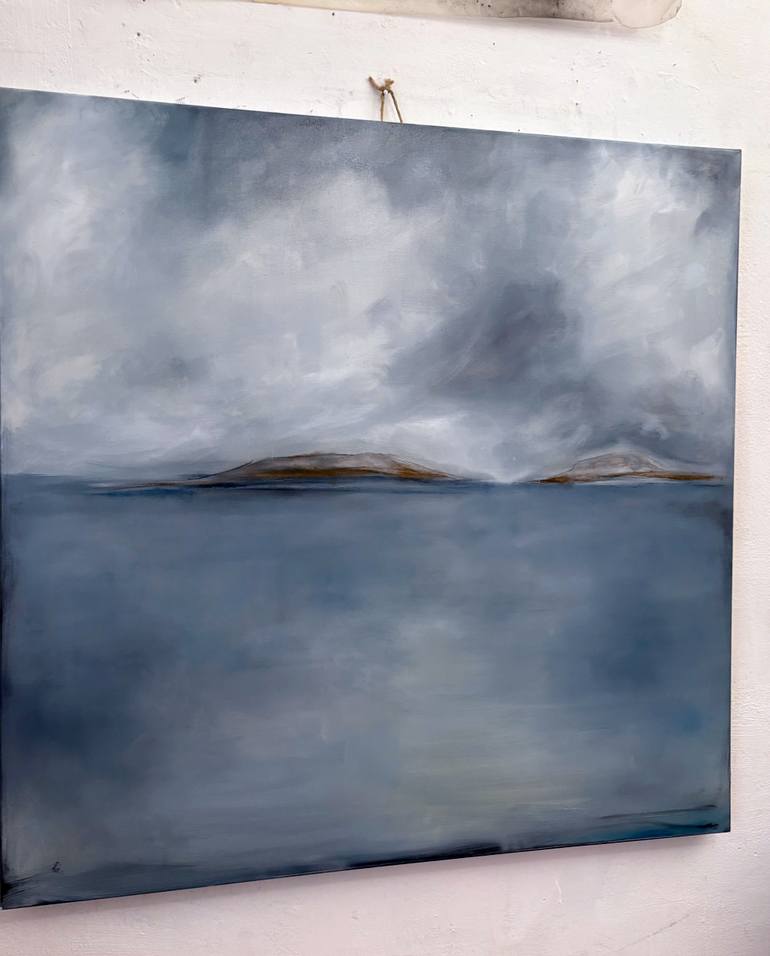 Original Abstract Landscape Painting by Marilina Marchica