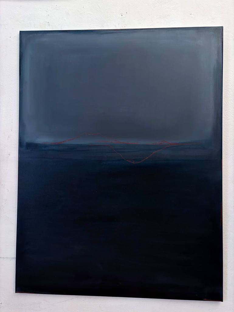 Original Abstract Water Painting by Marilina Marchica