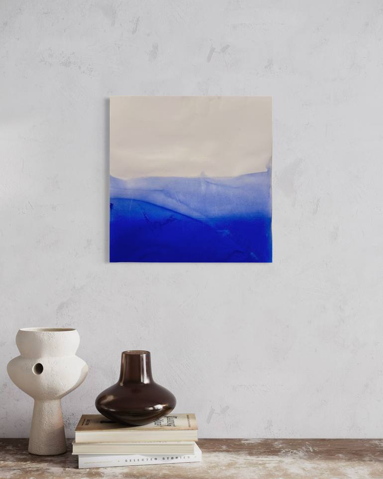 Original Abstract Landscape Drawing by Marilina Marchica