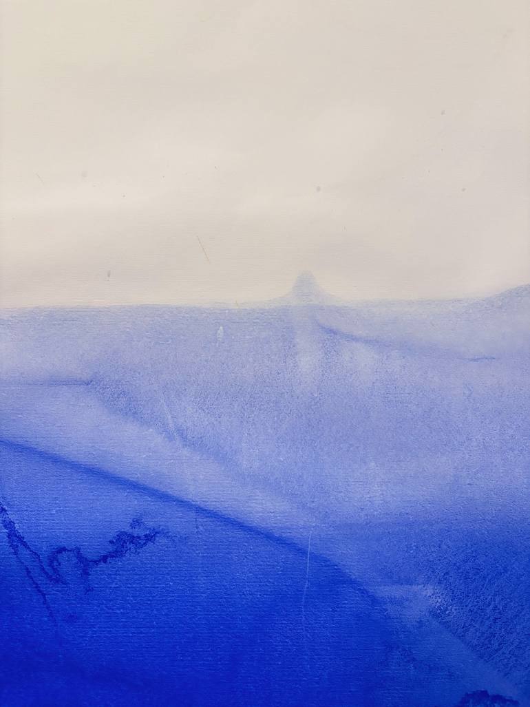 Original Abstract Landscape Drawing by Marilina Marchica