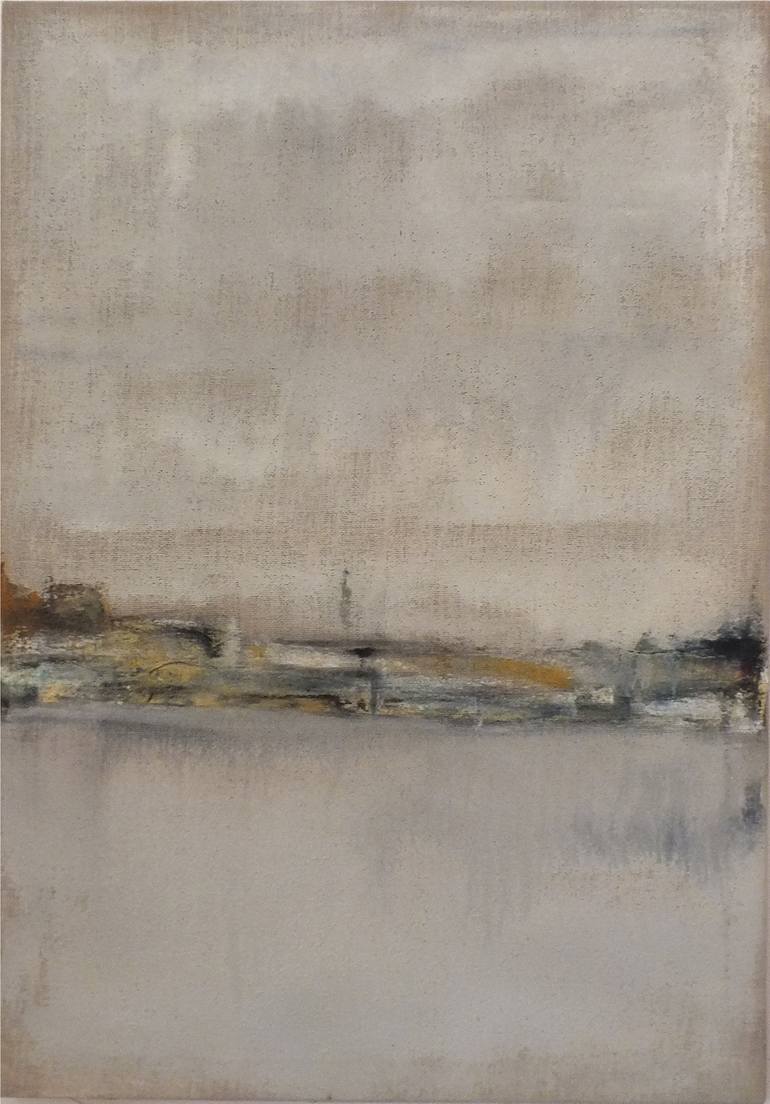 Original Abstract Landscape Painting by Marilina Marchica