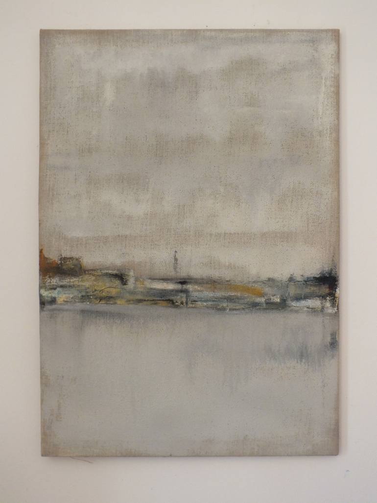 Original Abstract Landscape Painting by Marilina Marchica