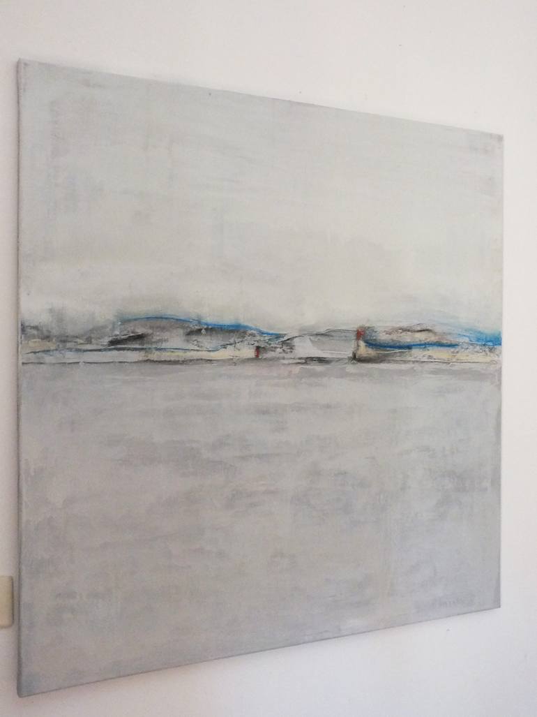 Original Abstract Landscape Painting by Marilina Marchica
