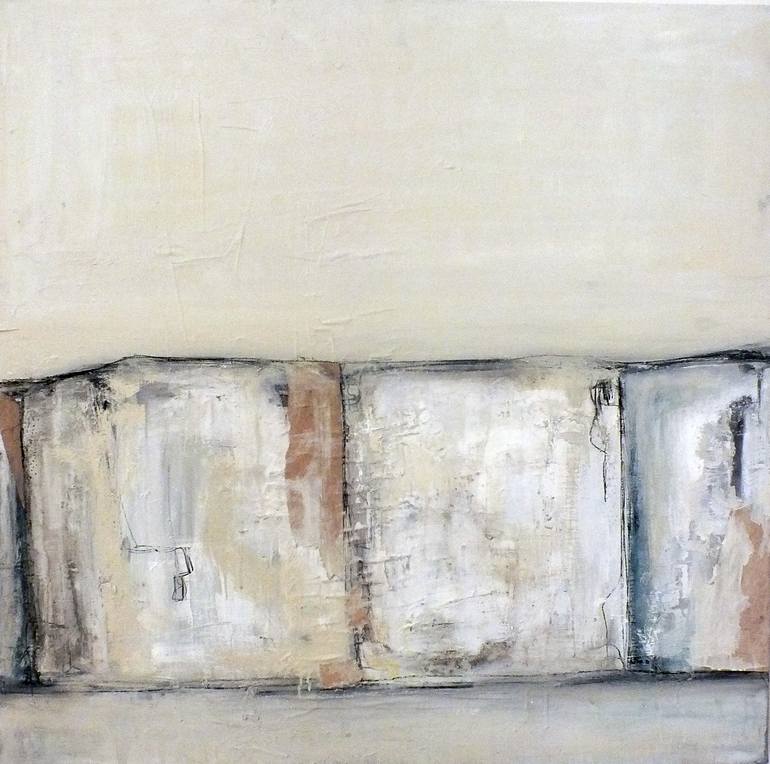 Original Abstract Architecture Painting by Marilina Marchica