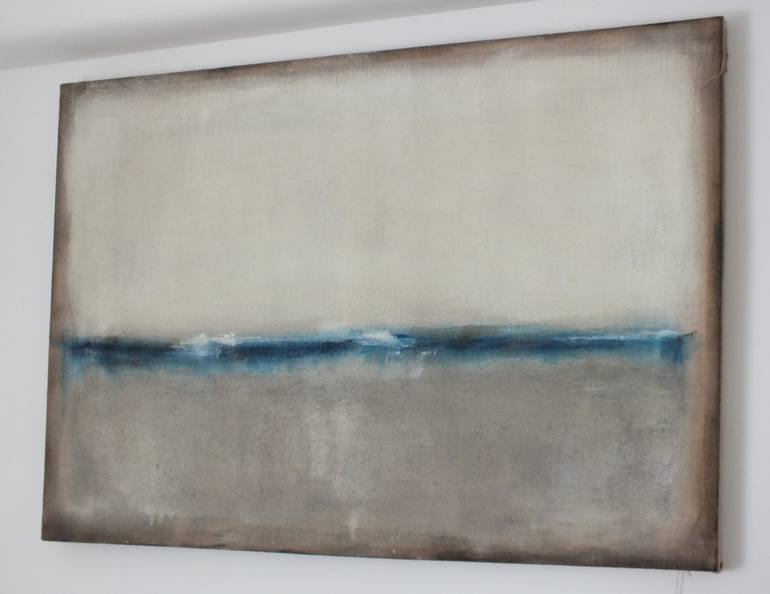 Original Abstract Seascape Painting by Marilina Marchica