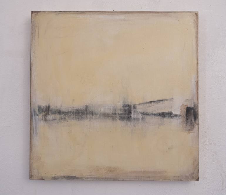 Original Abstract Architecture Painting by Marilina Marchica