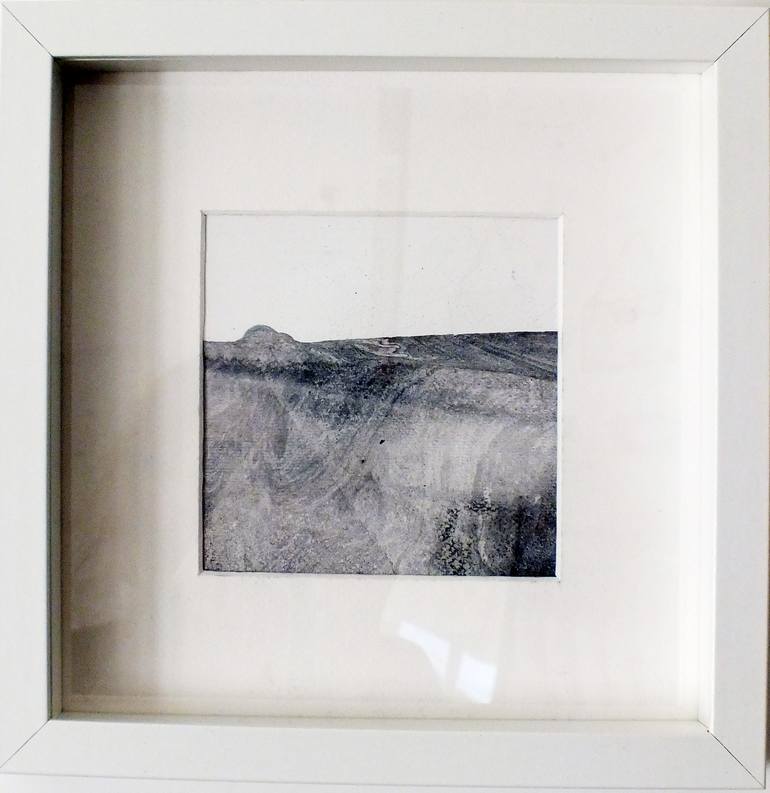 Original Abstract Landscape Drawing by Marilina Marchica