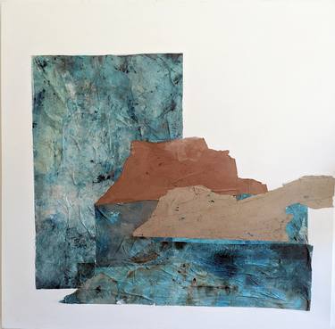 Original Abstract Landscape Collage by Marilina Marchica