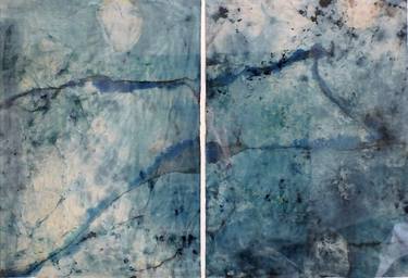 Original Abstract Seascape Paintings by Marilina Marchica