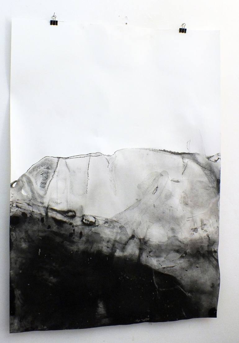 Original Landscape Drawing by Marilina Marchica