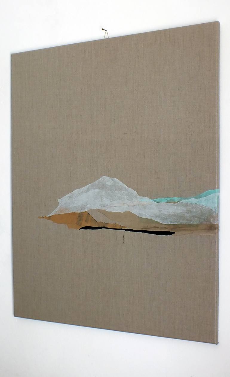 Original Abstract Landscape Collage by Marilina Marchica