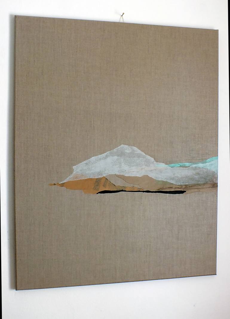 Original Abstract Landscape Collage by Marilina Marchica