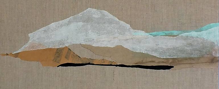 Original Abstract Landscape Collage by Marilina Marchica